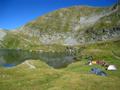 tents near capra lake